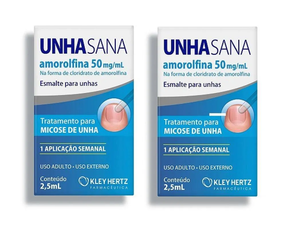 KIT 2 UNHASANA ESMALTE PARA UNHAS 50ML - KLEY HERTZ