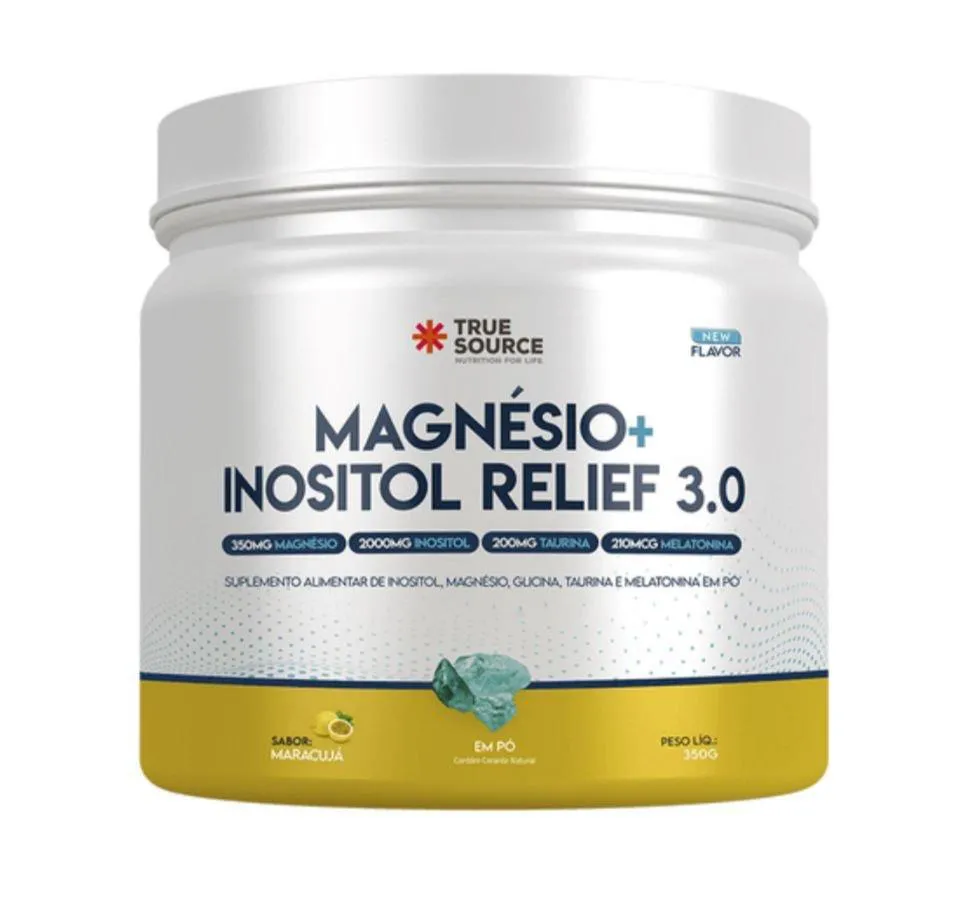 MAGNESIO INOSITOL RELIEF 3.0 TRUE SOURCE MARACUJA 350G
