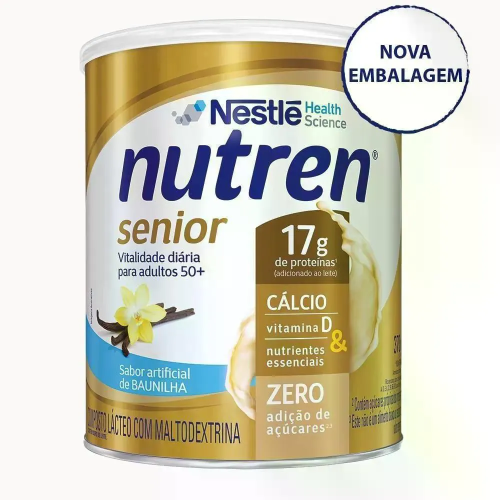 NUTREN SENIOR BAUNILHA 370G