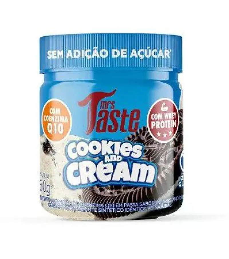 PASTA DE AMENDOIM COOKIES  AND CREAM E COQ10 160G