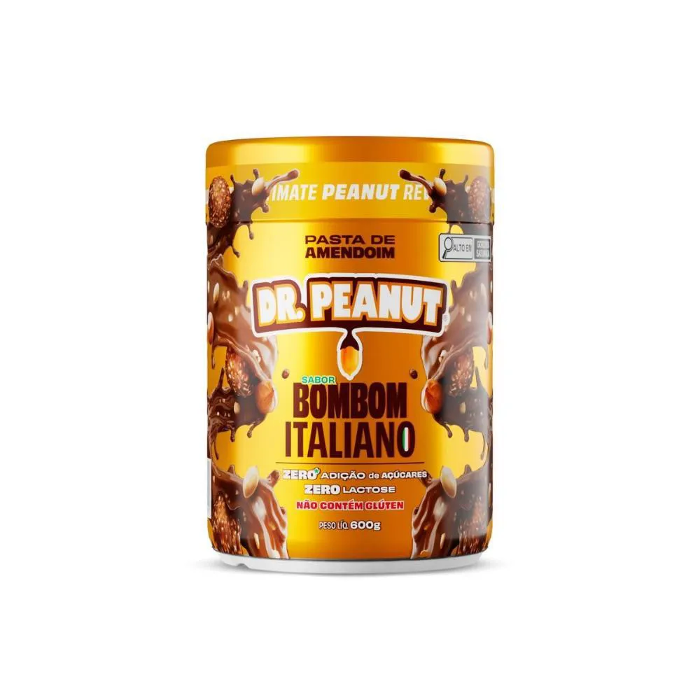 PASTA DE AMENDOIM DR PEANUT BOMBOM ITALIANO 250G