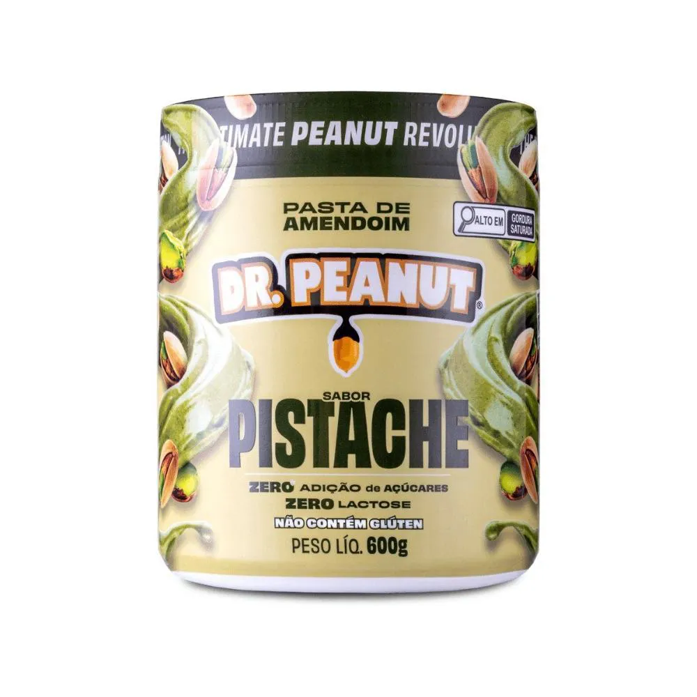 PASTA DE AMENDOIM DR PEANUT PISTACHE 600G