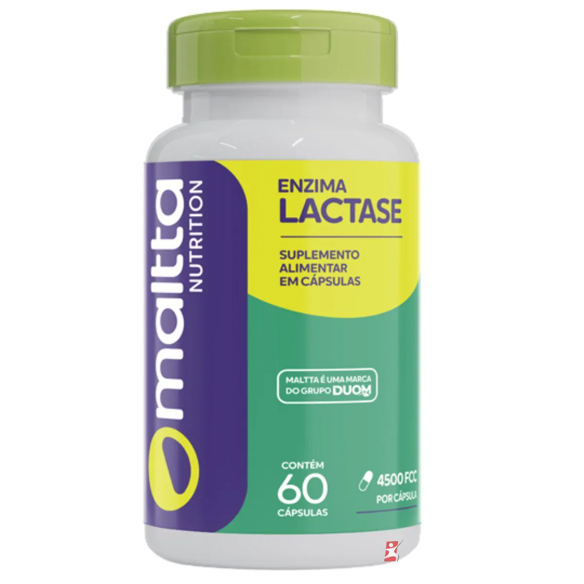 ENZIMA LACTASE 4.500 U.FCC 60 CÁPSULAS - MALTTA NUTRITION