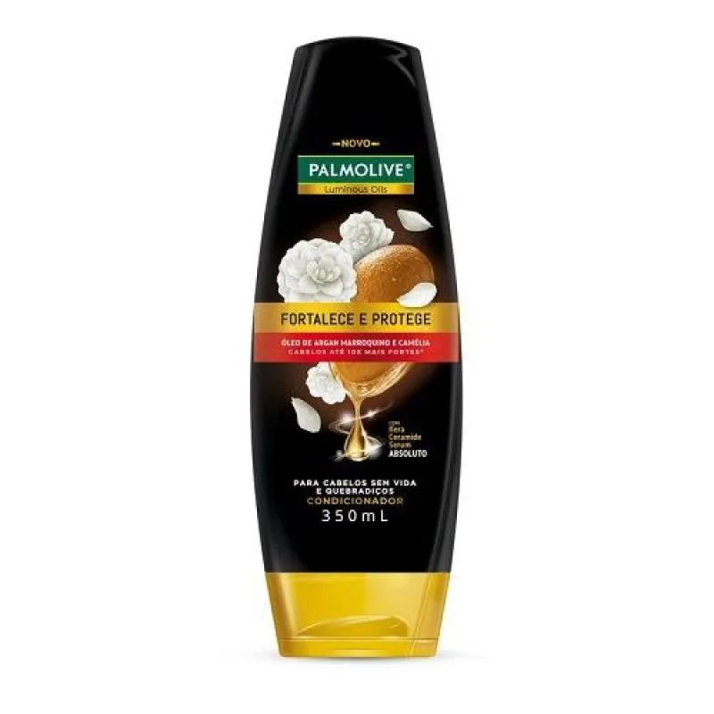 CONDICIONADOR PALMOLIVE ÓLEO DE ARGAN E CAMéLIA 350ML