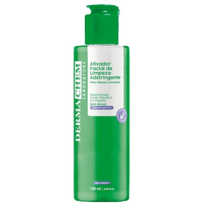 DERMACHEM ATIVADOR FACIAL DE LIMPEZA ADSTRINGENTE 120ML