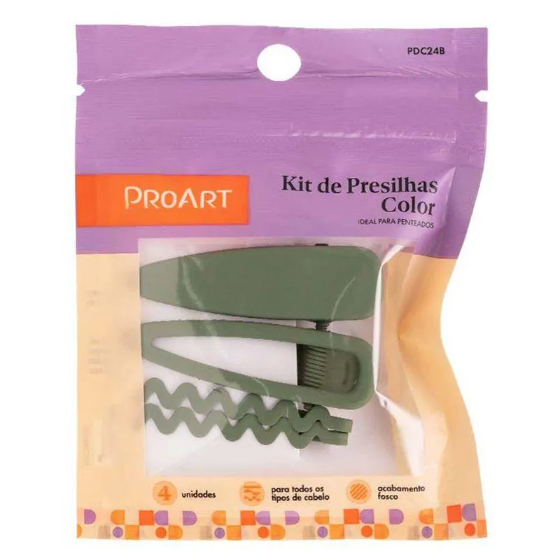KIT DE PRESILHAS 4 PçS VERDE PROART