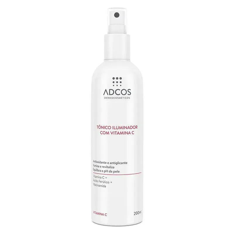 TôNICO ILUMINADOR FACIAL ADCOS DERMA COMPLEX VITAMINA C 200ML