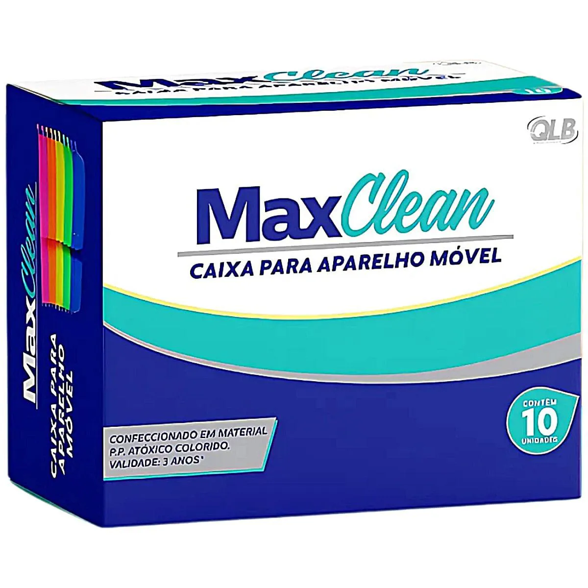 CAIXA DE APARELHO ORTODôNTICO MAX CLEAN - 10 UNIDADES