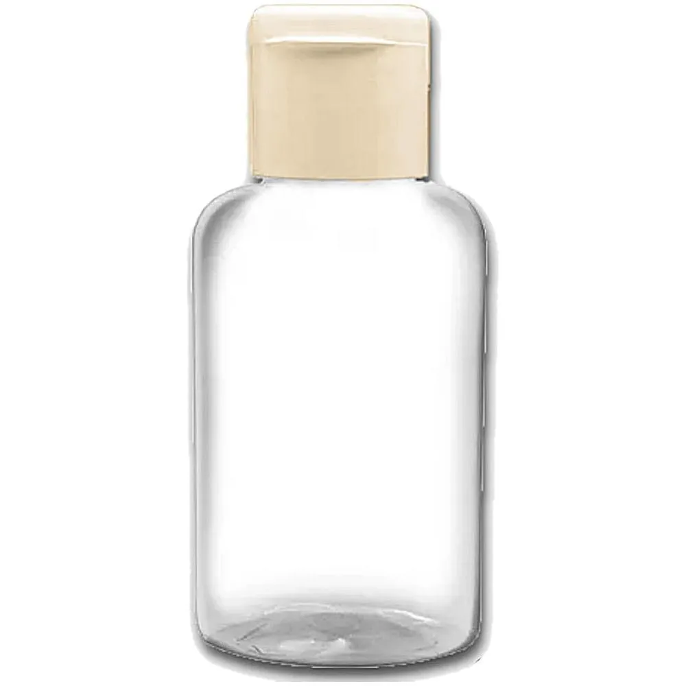 FRASCO TRANSPARENTE TAMPA FLIP TOP 100ML - UNIDADE
