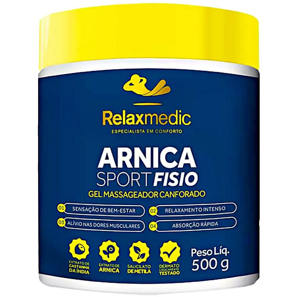 GEL MASSAGEADOR ARNICA SPORT FISIO 500G - UNIDADE