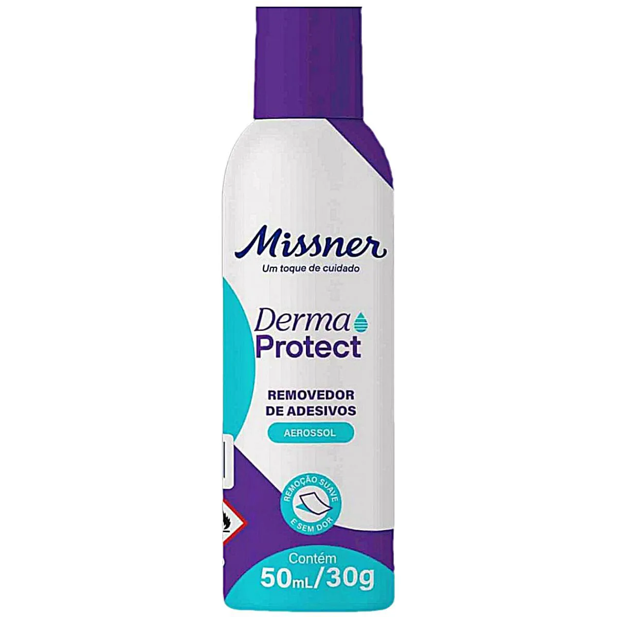 REMOVEDOR DE ADESIVO AEROSOL DERMA PROTECT MISSNER 50ML - UNIDADE