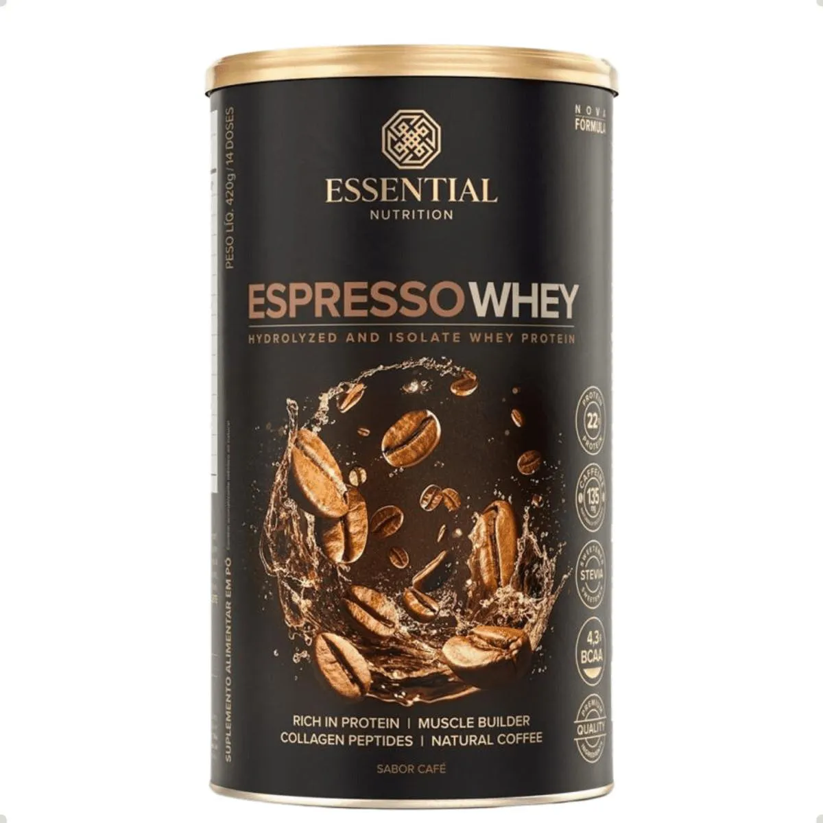 ESPRESSO WHEY 462G ESSENTIAL NUTRITION
