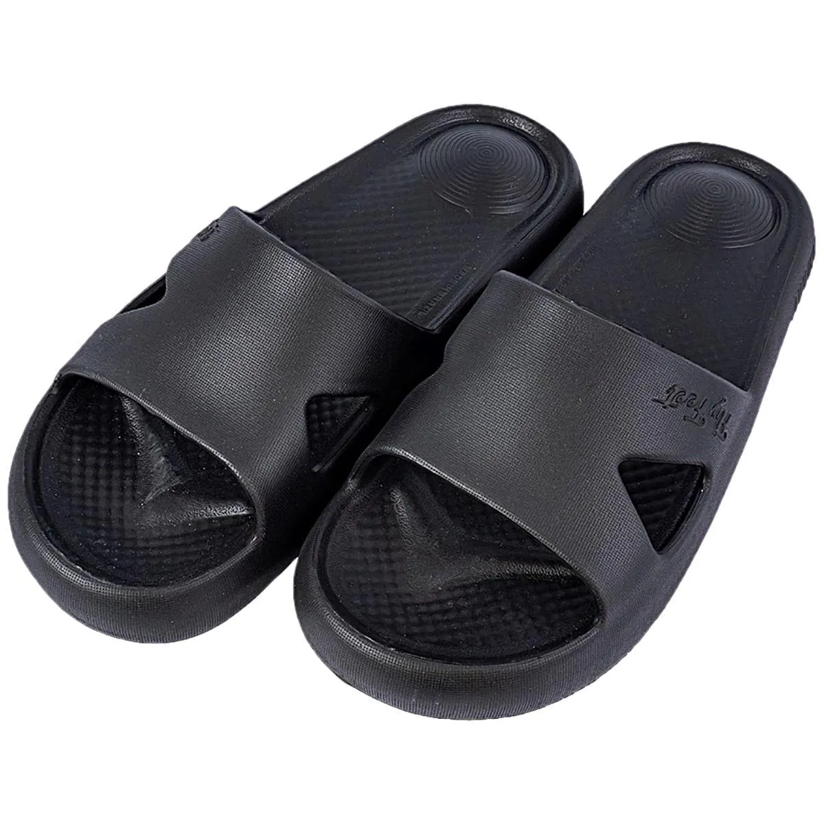 SANDáLIA ORTOPéDICA FLY FEET NUVEM ESPORãO PRETA 39/40