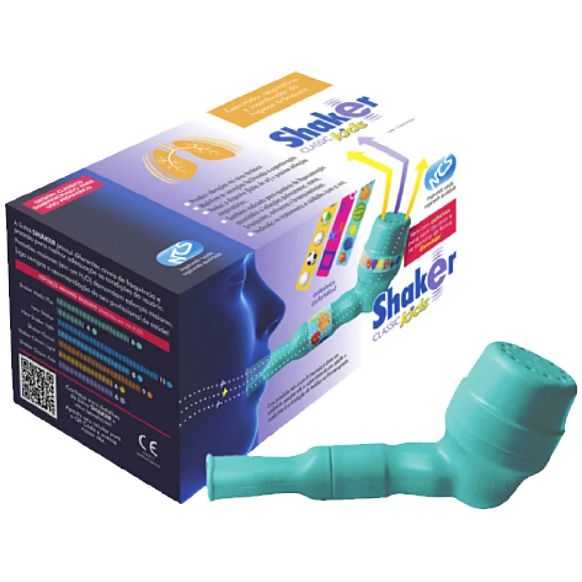 SHAKER CLASSIC KIDS APARELHO PARA FISIOTERAPIA RESPIRATóRIA - UNIDADE