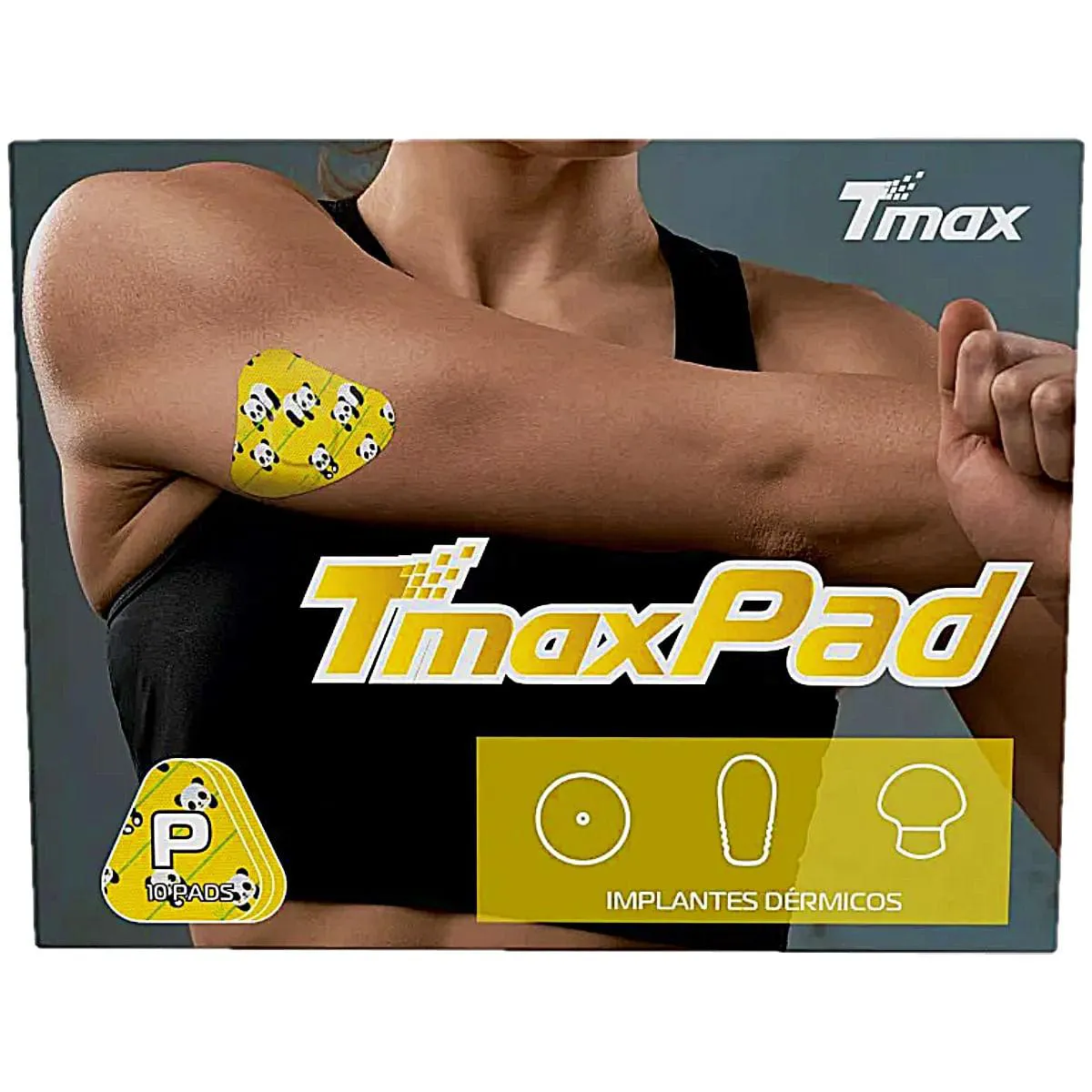 TMAX PAD PANDA BANDAGEM PARA IMPLANTES DéRMICOS 10 UNIDADES