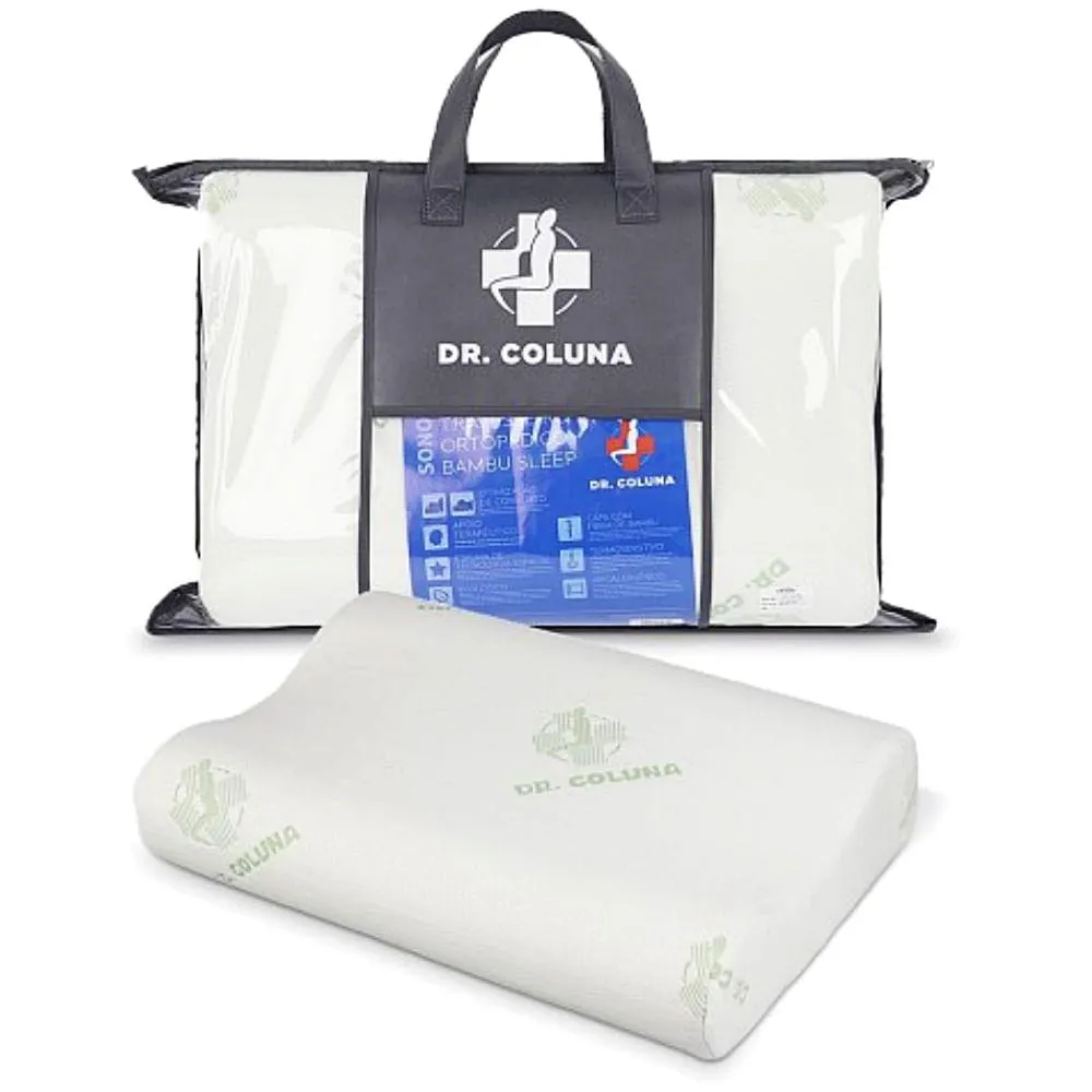 TRAVESSEIRO ORTOPéDICO BAMBU SLEEP 51X34X15CM
