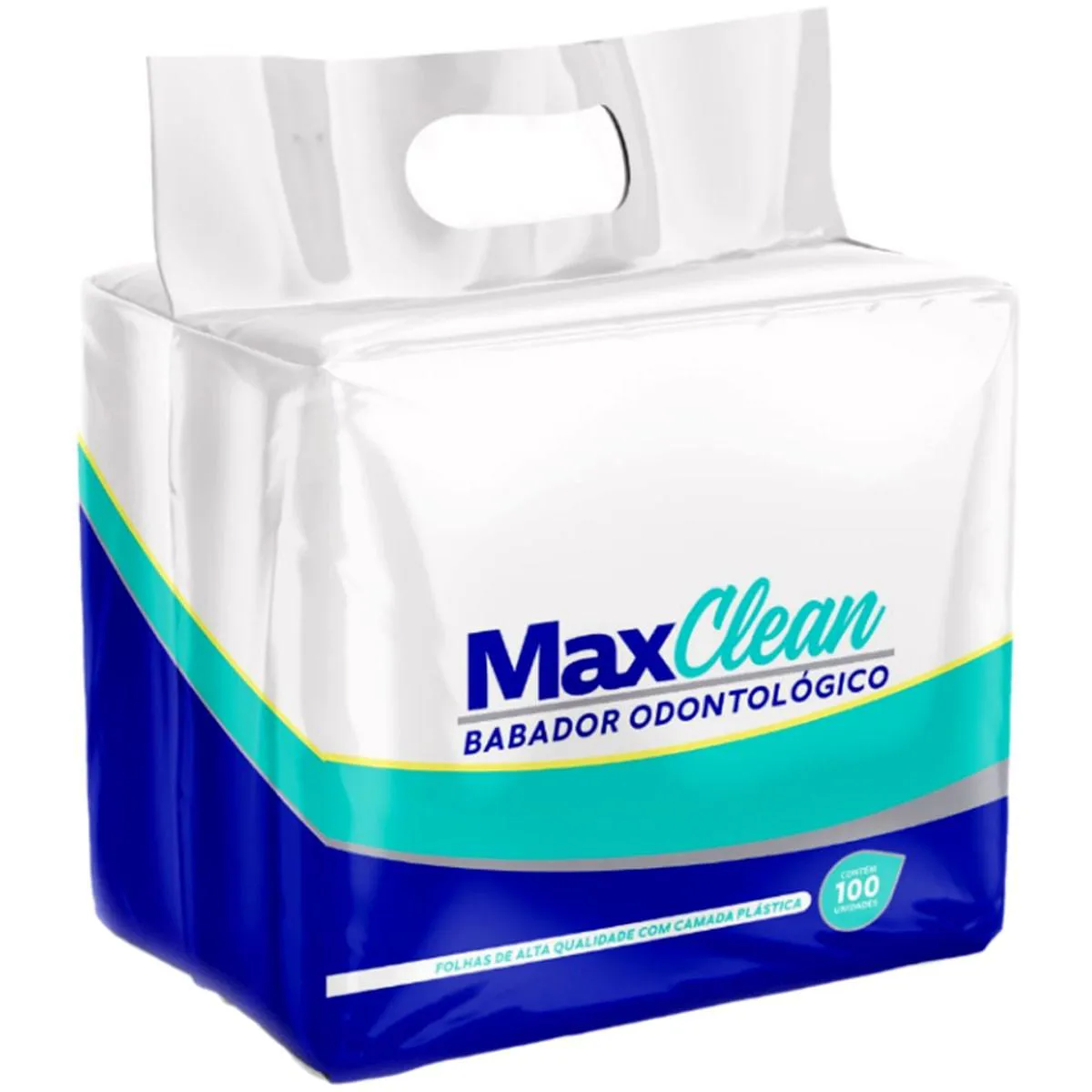 BABADOR ODONTOLOGICO DESCARTAVéL MAX CLEAN - 100 UNIDADES