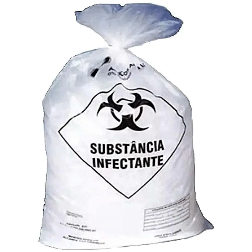 SACO PARA LIXO INFECTANTE / HOSPITALAR 110 LITROS - UNIDADE