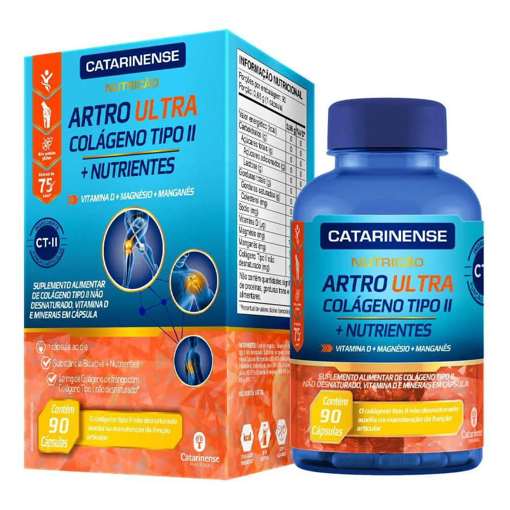 ARTRO ULTRA COLáGENO TIPO II COM 90 CAPSULAS