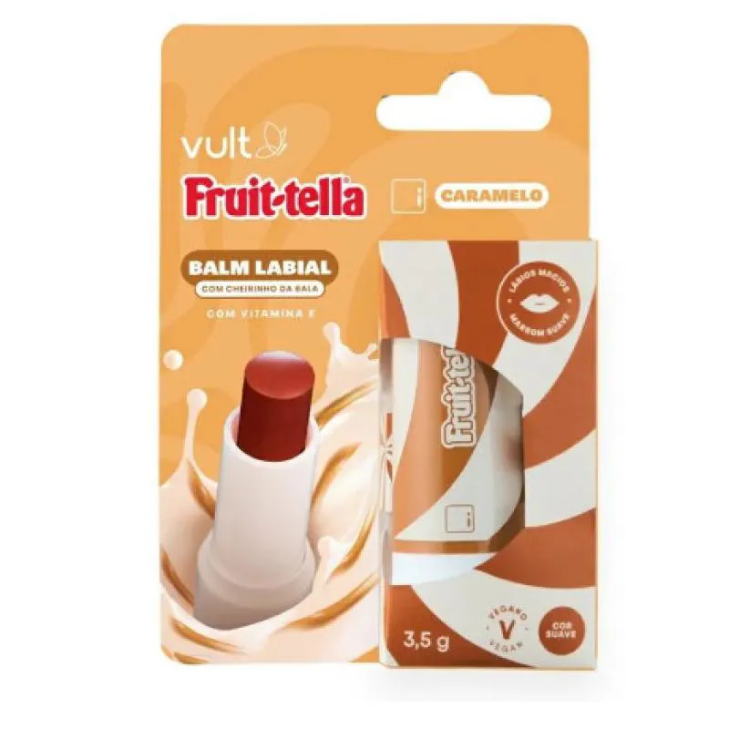 BALM LABIAL VULT FRUITTELLA CARAMELO 3,5G