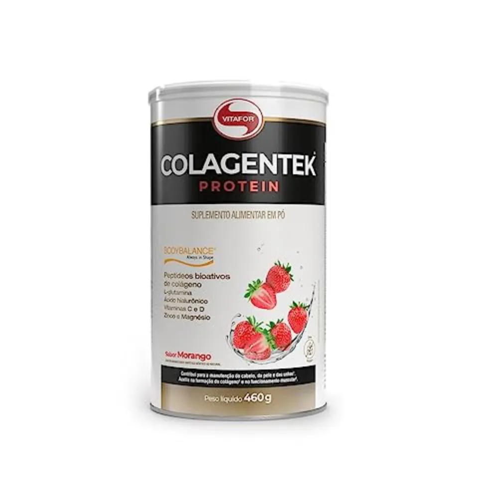 COLAGENTEK PROTEIN 460G MORANGO