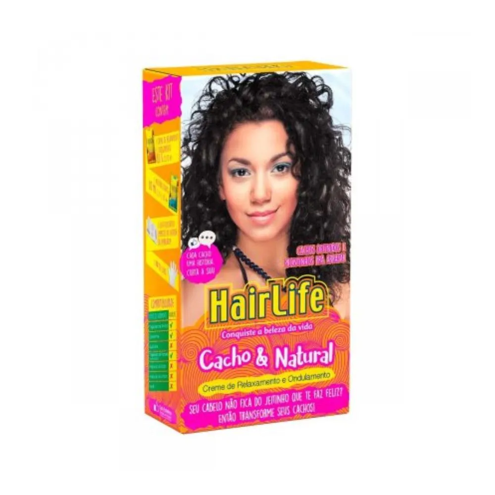 CREME DE RELAXAMENTO E ONDULAMENTO HAIRLIFE CACHO  NATURAL COM 1 UNIDADE