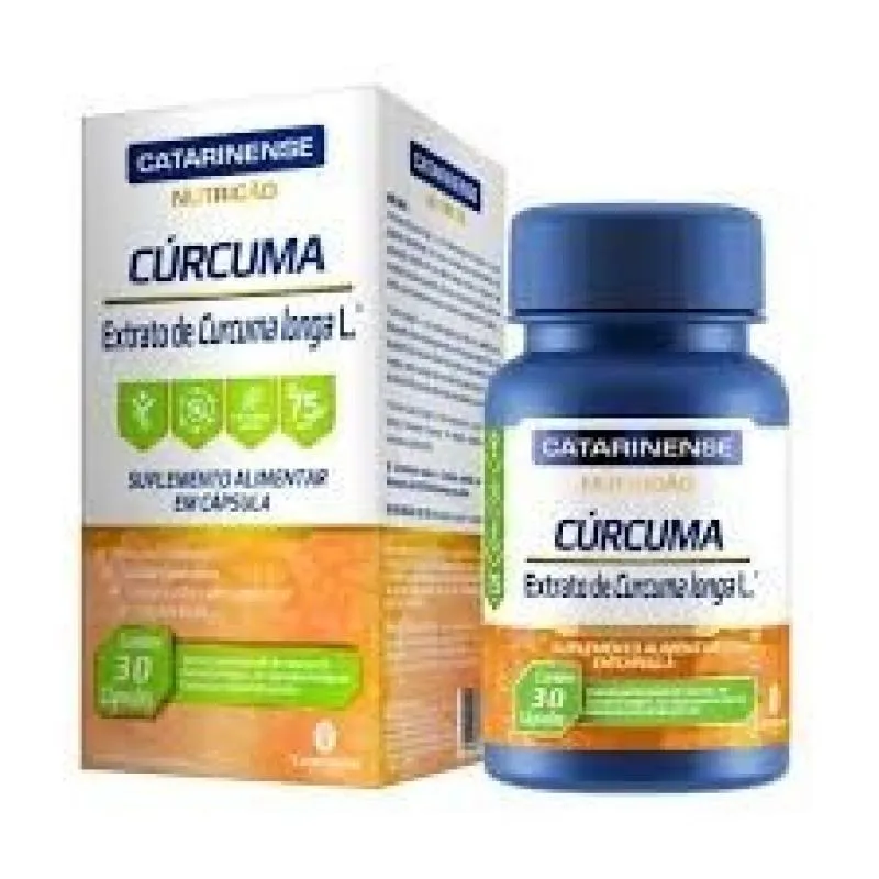 CúRCUMA LONGA - 30 CáPSULAS - CATARINENSE