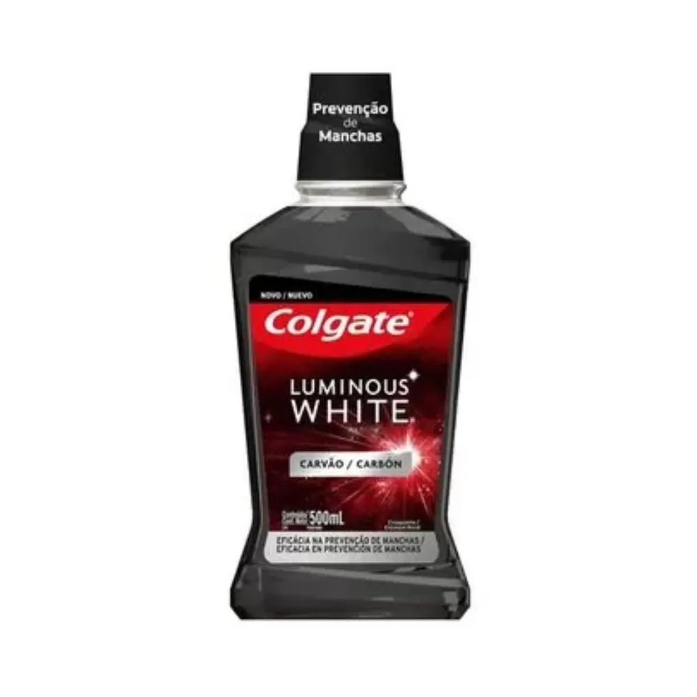 ENXAGUANTE COLGATE  LUMIN WHITE CARVAO 500M