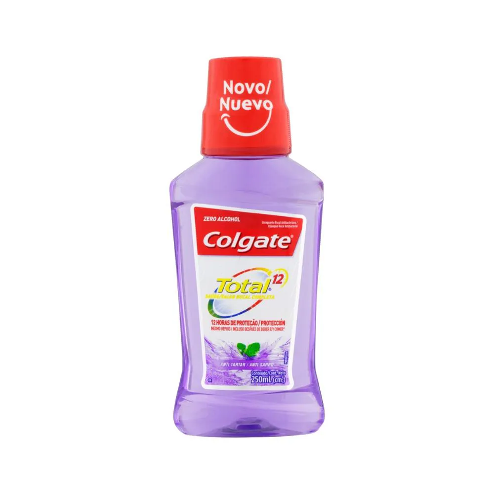 ENXAGUANTE COLGATE T12 ANTI TARTARO 250ML