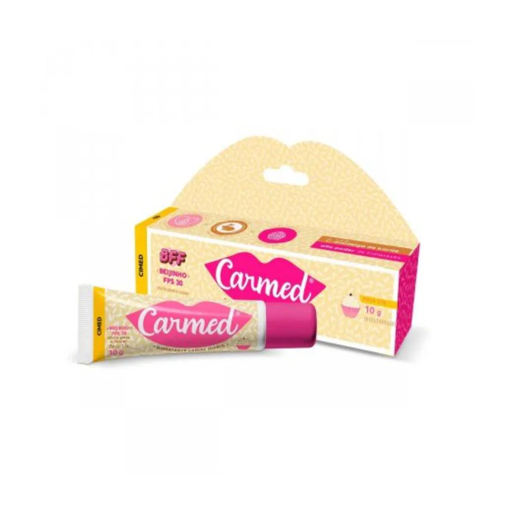 HIDRATANTE LABIAL CARMED PROTETOR FPS 30 BISNAGA 10G BEIJINHO