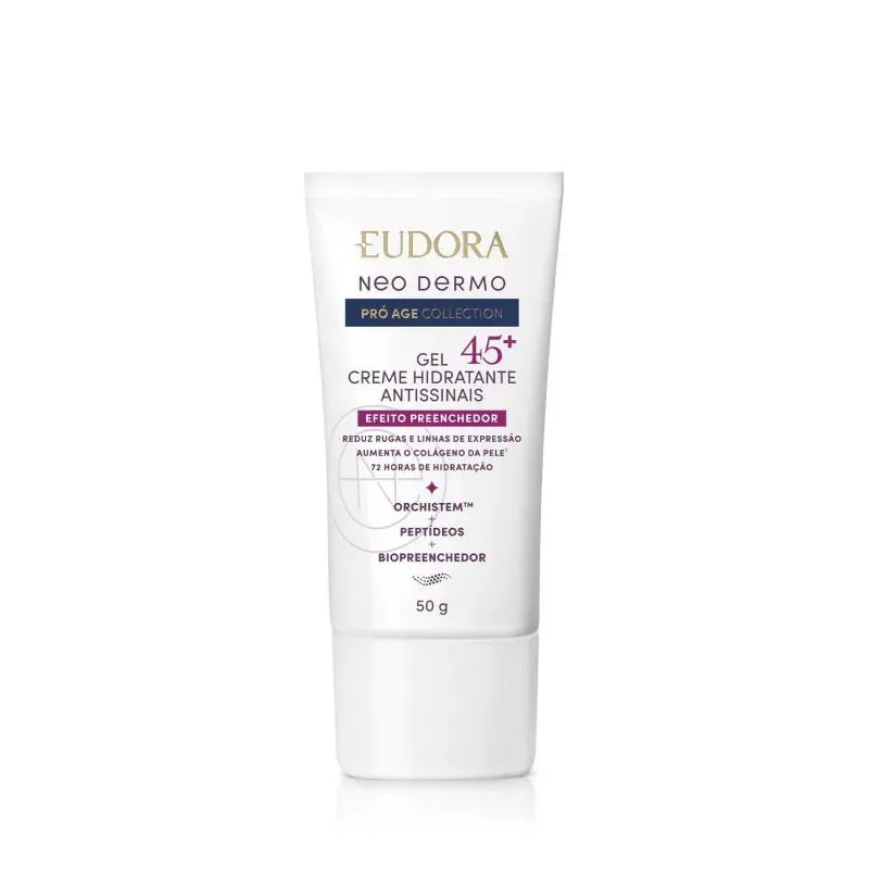 GEL CREME HIDRATANTE FACIAL ANTISSINAIS 45+ NEO DERMO PRó AGE COLLECTION 50G