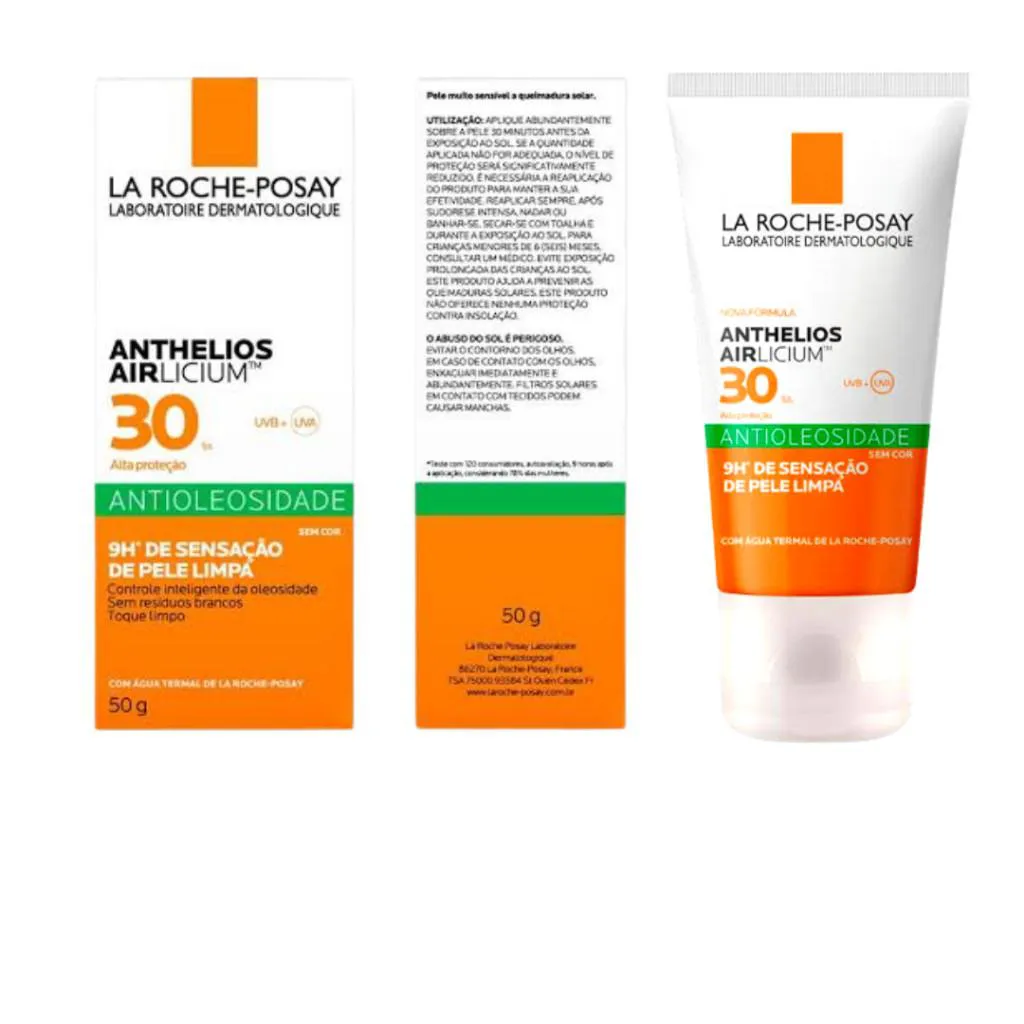 LA ROCHE POSAY PROTETOR FACIAL ANTHELIOS AIRLICIUM FPS 30 SEM COR 50G