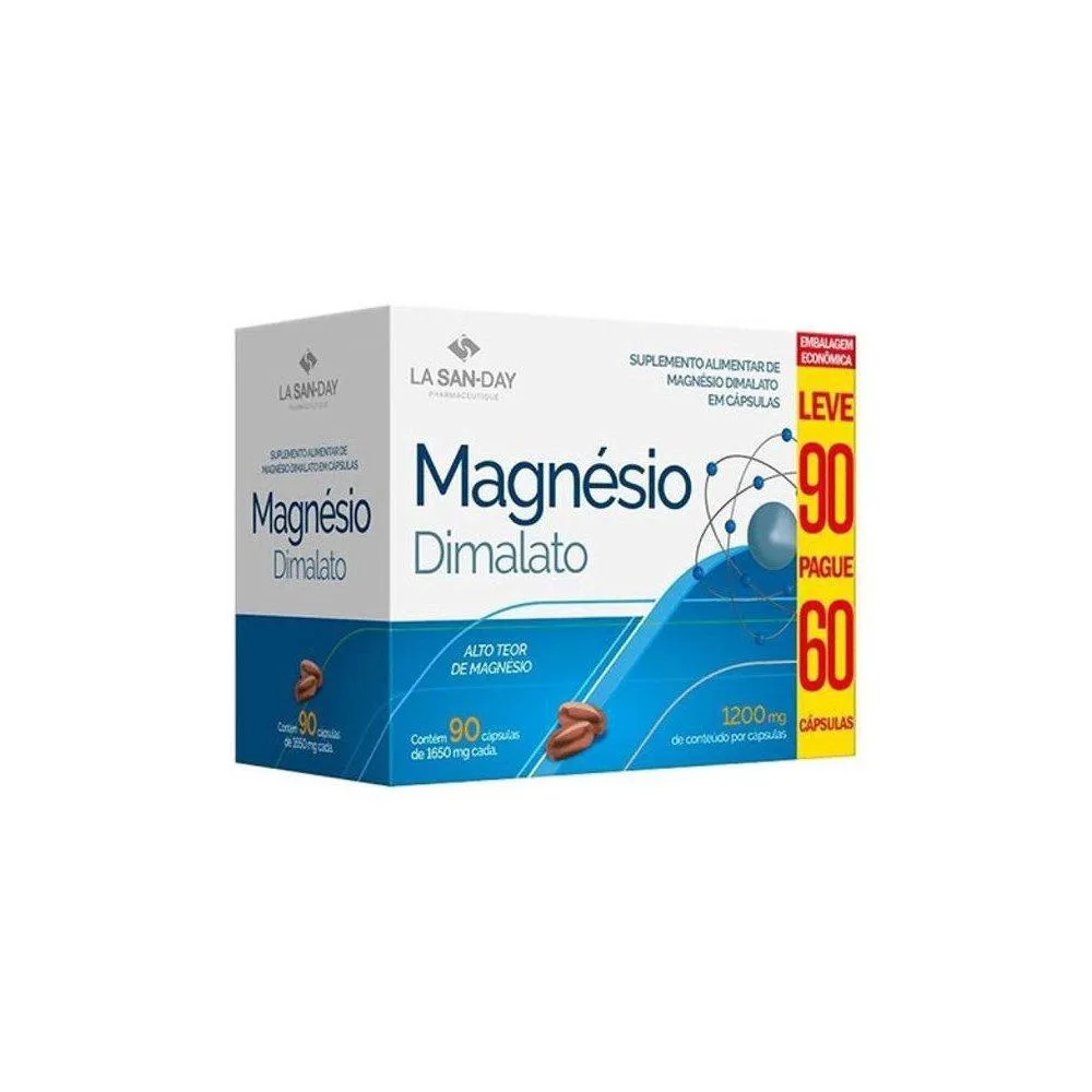 MAGNESIO DIMALATO L90 P60CPS S.GEL -