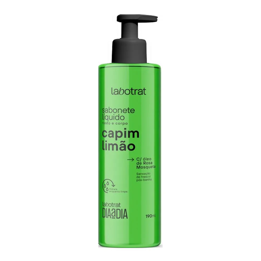 LABOTRAT SABONETE LIQUIDO 190ML CAPIM LIMAO