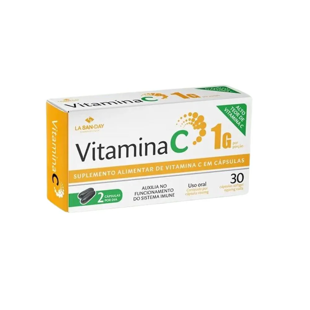 VITAMINA C 1G 30CPS SOFT GEL