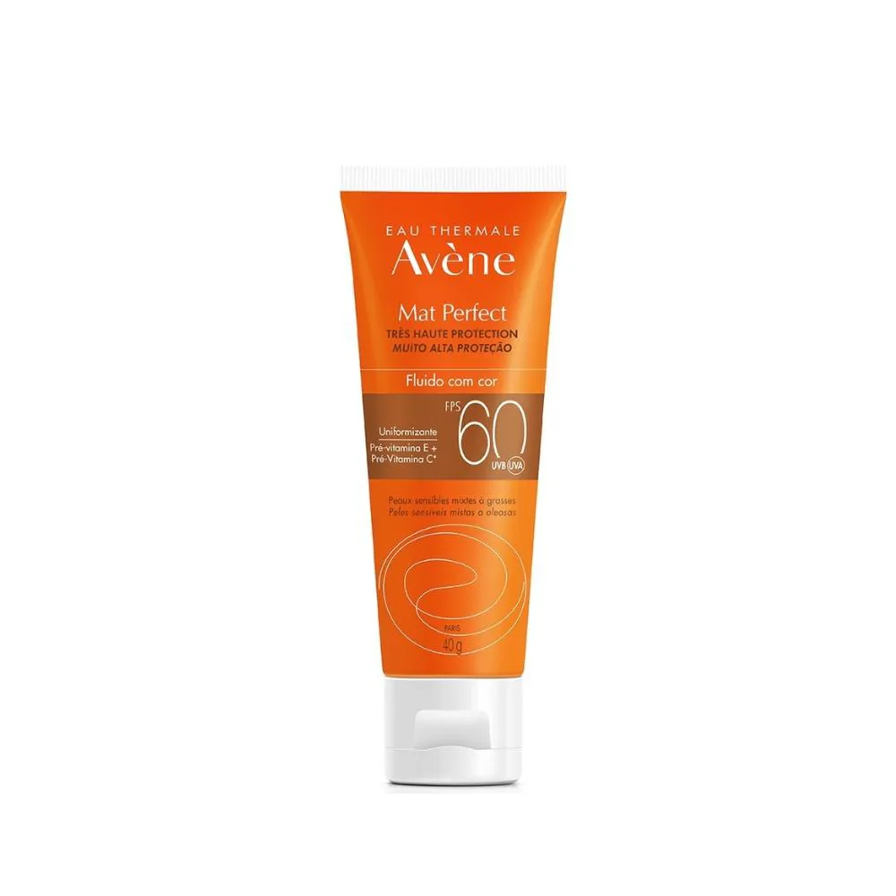 PROTETOR SOLAR FACIAL AVèNE MAT PERFECT FLUIDO FPS60 COM 40G