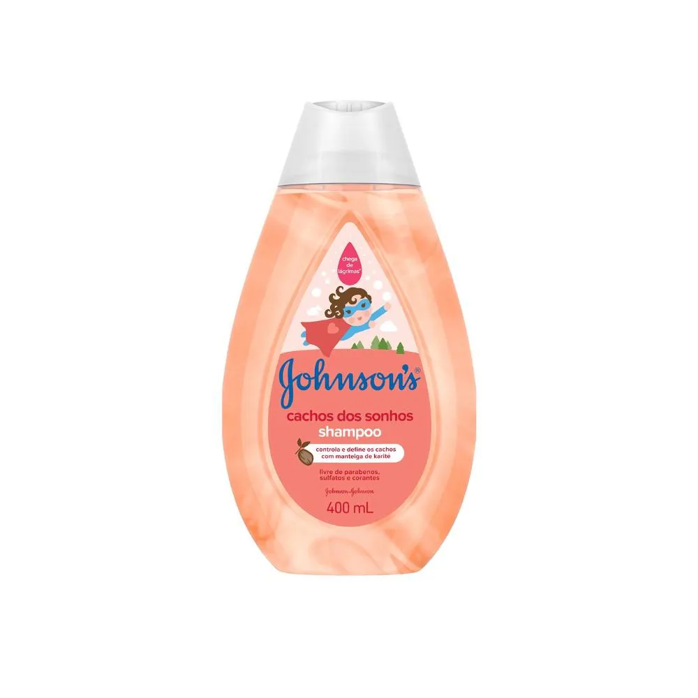 SHAMPOO INFANTIL JOHNSON&#039S CACHOS DOS SONHOS COM 400ML