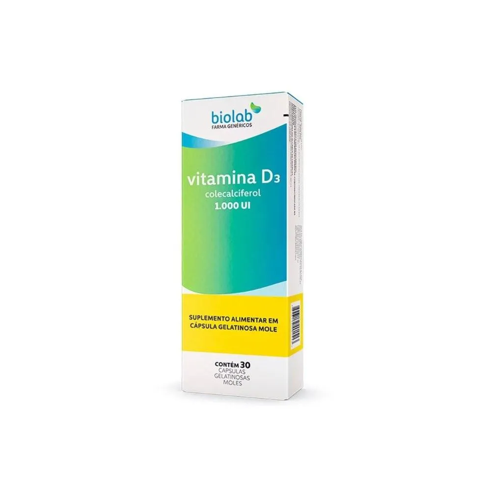 VITAMINA D 1000UI CX 30 CAP -
