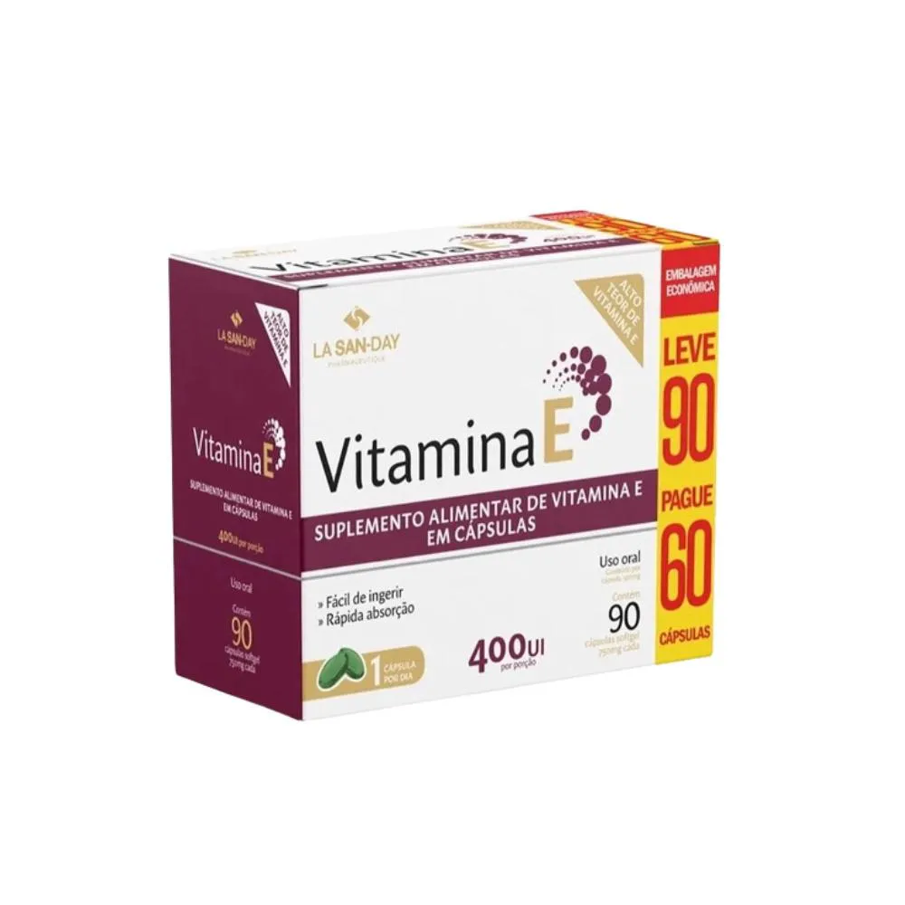 VITAMINA E 400UI L90 P60CPS S.GEL