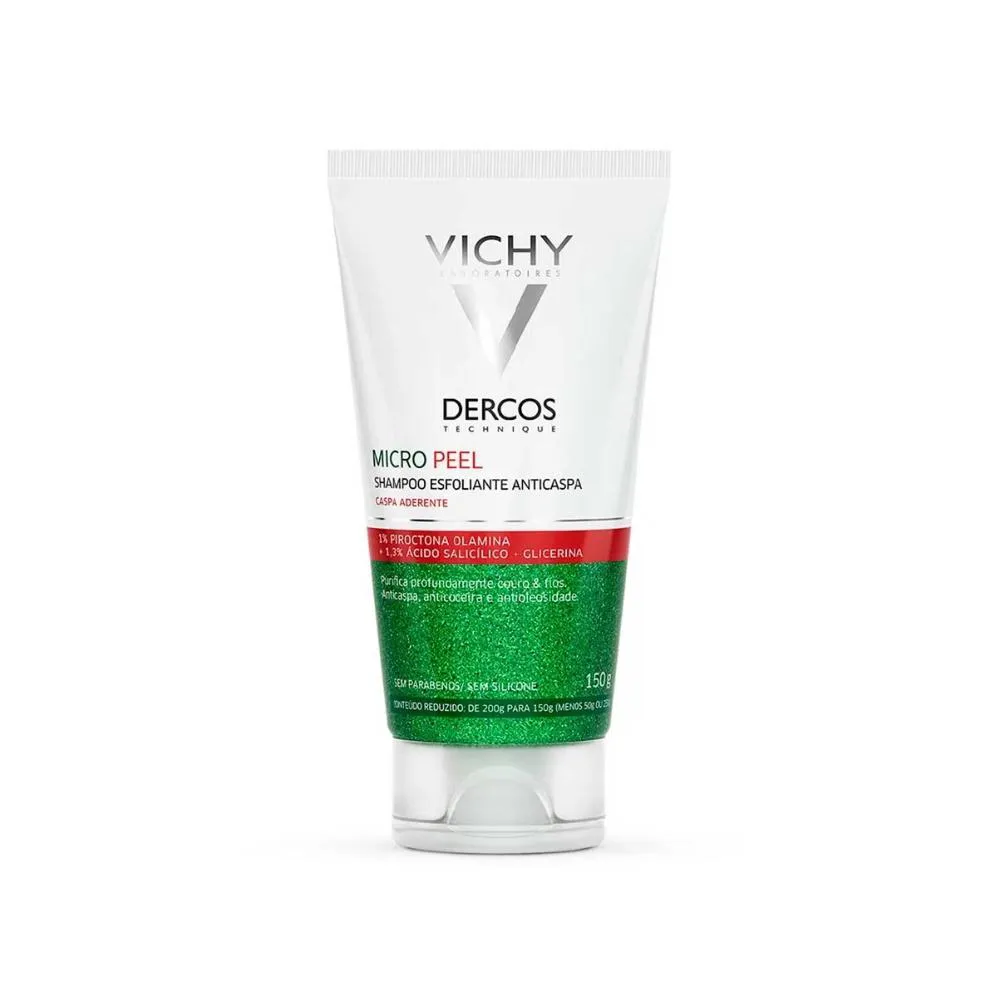 SHAMPOO ESFOLIANTE ANTICASPA VICHY DERCOS MICRO PEEL 150ML