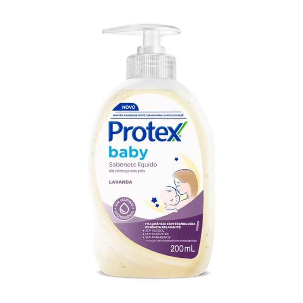 SABONETE PROTEX LIQUIDO 200ML BABY LAVANDA