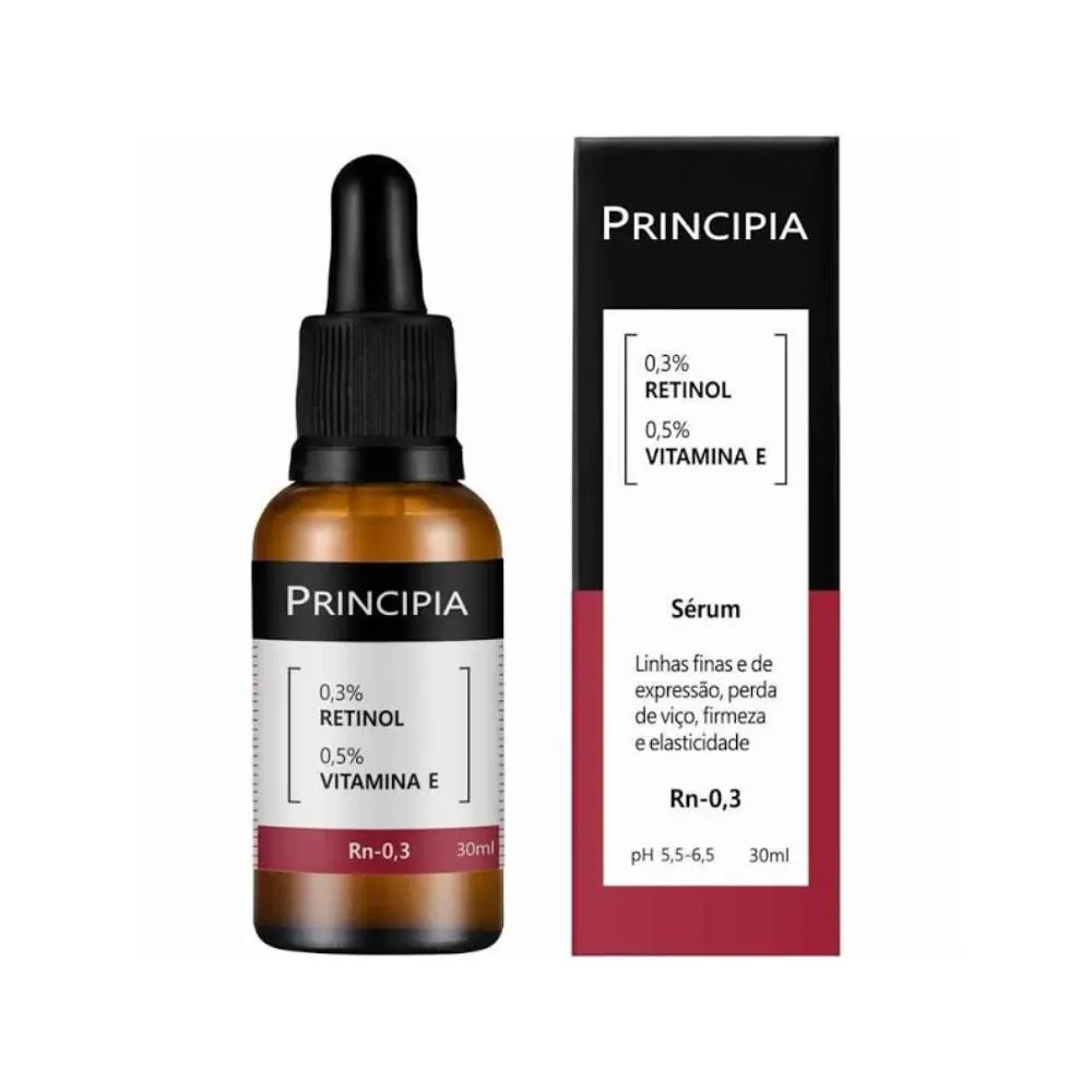 PRINCIPIA RN-0,3 SéRUM ANTIOXIDANTE COM RETINOL 0,3% + VITAMINA E 30ML