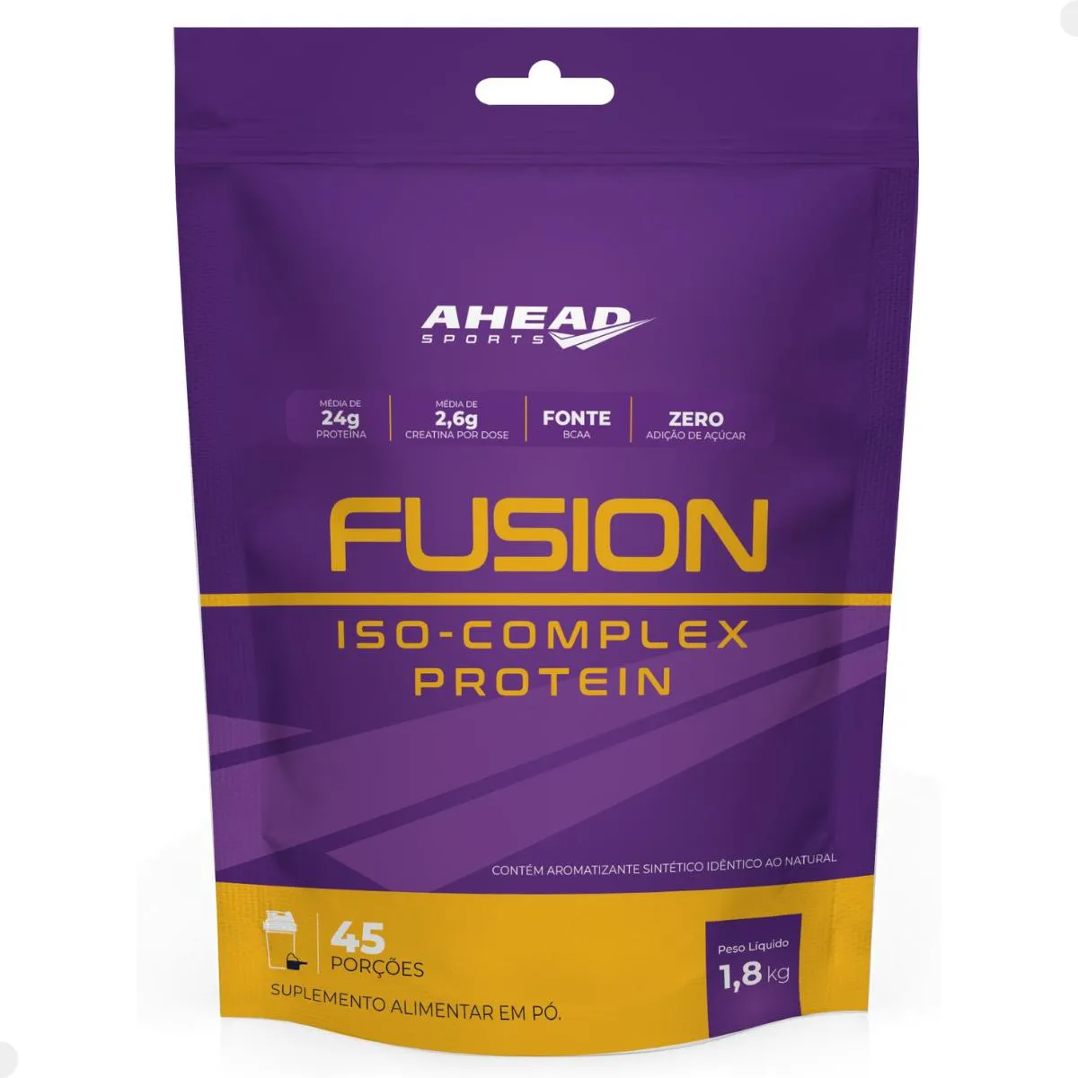 FUSION ISO COMPLEX PROTEIN COM CREATINA 1,8KG AHEAD SPORTS Ninho Leite