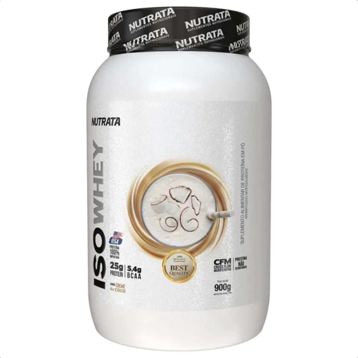 ISO WHEY PROTEIN 25G DE PROTEINA 900G NUTRATA Coco