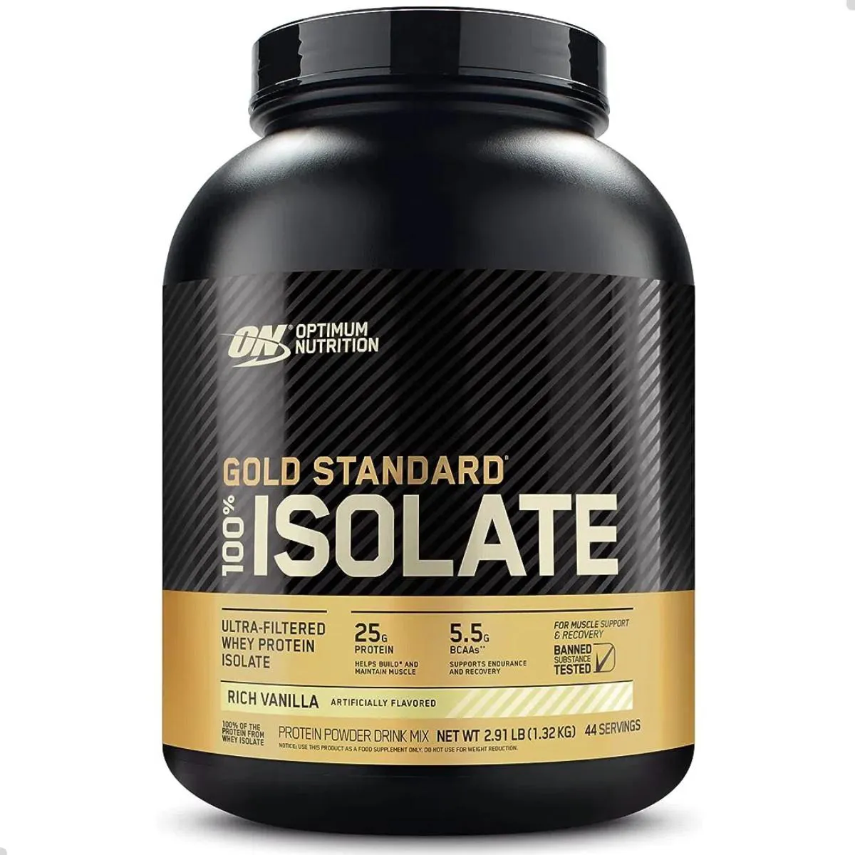 ISOLATE WHEY GOLD 2,28KG 5,02LBS OPTIMUM Baunilha