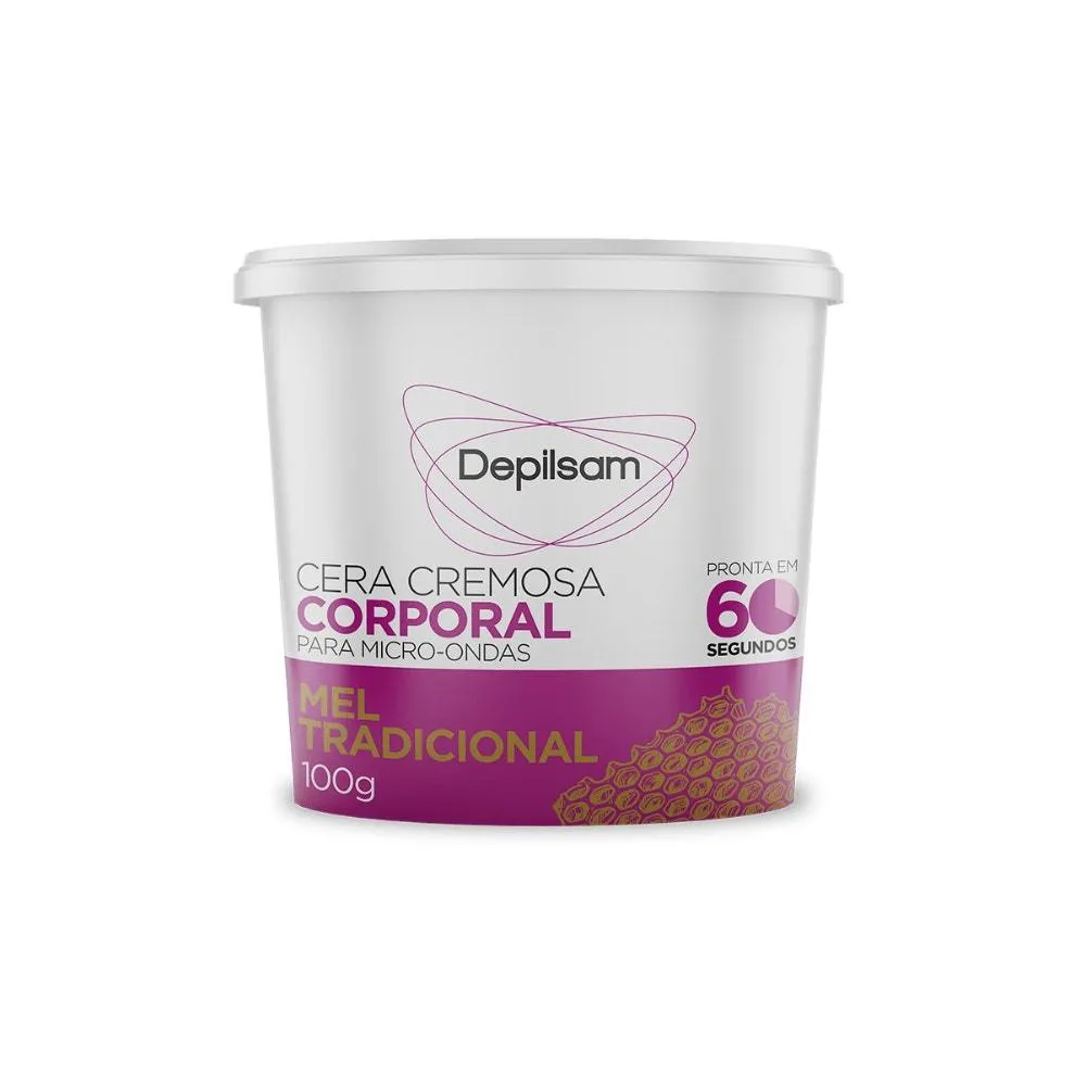 CERA DEPILATóRIA DE MICROONDAS DEPILSAM MEL 100G