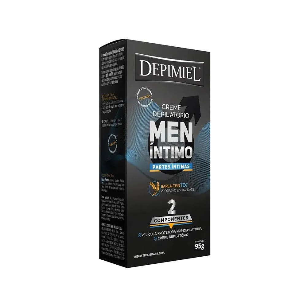 CREME DEPILATóRIO CORPORAL DEPIMIEL MEN ÍNTIMO 95G