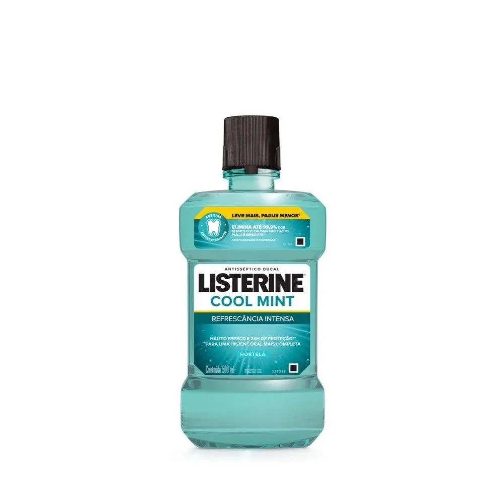 ENXAGUATóRIO BUCAL LISTERINE COOL MINT LV500 PG350ML