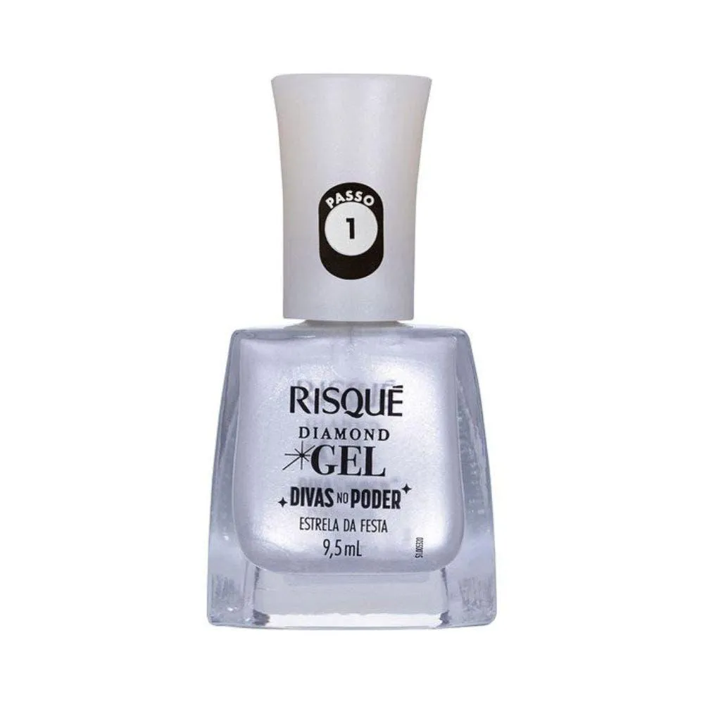 ESMALTE RISQUé DIAMOND GEL DIVAS NO PODER ESTRELA DA FESTA 9,5ML