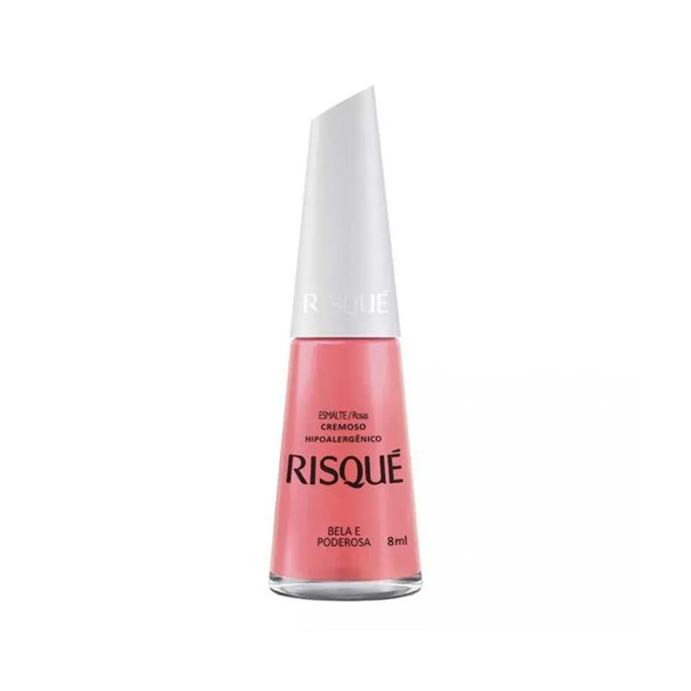 ESMALTE RISQUé SER PINK CREMOSO BELA E PODEROSA